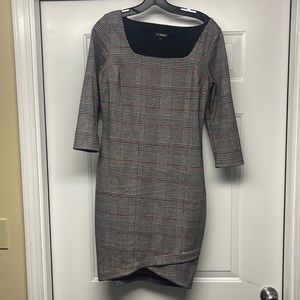 Express plaid dress